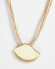 DesignB London DesignB London multicord and shield necklace in gold tone - 4