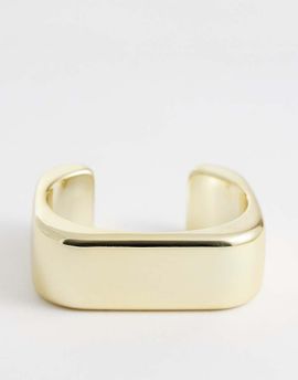 DesignB London DesignB London open bangle bracelet in gold tone