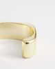 DesignB London DesignB London open bangle bracelet in gold tone - 2