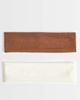 DesignB London DesignB London pack of 2 jersey headbands in brown and cream-Multi - 1