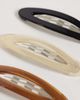DesignB London DesignB London pack of 3 hair snaps in neutral - 2