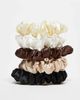 DesignB London DesignB London pack of 5 mini ruched scrunchies in classic neutrals - 3