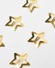 DesignB London DesignB London pack of 6 star hair snap clips in gold - 2
