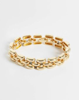 DesignB London DesignB London panther chain bracelet in gold