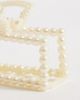 DesignB London DesignB London pearl embellished hair claw clip in white - 2
