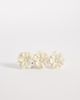 DesignB London DesignB London pearl flower barette hair clip in white - 1