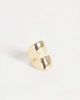 DesignB London DesignB London pebbles ear cuff in gold tone - 1