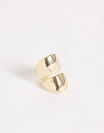 DesignB London DesignB London pebbles ear cuff in gold tone