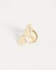 DesignB London DesignB London pebbles ear cuff in gold tone - 3