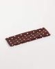 DesignB London DesignB London polka dot stretched headband in brown and white-Multi - 1