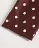 DesignB London DesignB London polka dot stretched headband in brown and white-Multi - 2