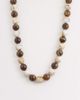 DesignB London DesignB London resin mixed beads necklace in neutrals - 1
