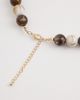 DesignB London DesignB London resin mixed beads necklace in neutrals - 4