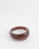 DesignB London DesignB London resin ring in dark brown - 1