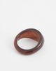 DesignB London DesignB London resin ring in dark brown - 3