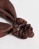 DesignB London DesignB London scarf hair scrunchie in dark brown - 3