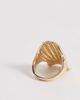DesignB London DesignB London shell ring in gold - 2