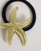 DesignB London DesignB London starfish metal hair tie in gold - 2