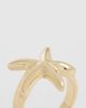 DesignB London DesignB London starfish ring in gold - 2