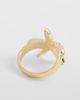 DesignB London DesignB London starfish ring in gold - 3