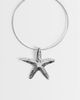 DesignB London DesignB London starfish torque necklace silver - 1