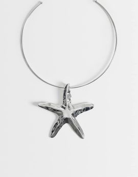 DesignB London DesignB London starfish torque necklace silver