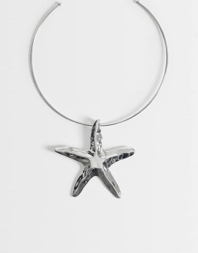DesignB London DesignB London starfish torque necklace silver