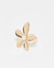 DesignB London DesignB London statement flower ring in gold tone - 3