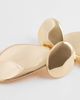 DesignB London DesignB London statement molten drop earrings in gold tone - 3