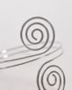 DesignB London DesignB London statement spiral arm cuff in silver - 2