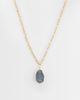 DesignB London DesignB London stone necklace in gold - 1