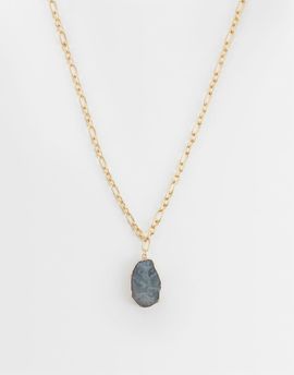DesignB London DesignB London stone necklace in gold