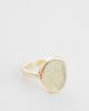 DesignB London DesignB London stone ring in gold - 1