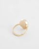 DesignB London DesignB London stone ring in gold - 3
