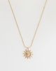 DesignB London DesignB London sun pendant necklace in gold tone - 1