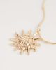 DesignB London DesignB London sun pendant necklace in gold tone - 4