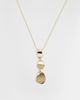 DesignB London DesignB London triple pendant chain necklace in gold - 1