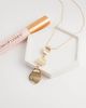 DesignB London DesignB London triple pendant chain necklace in gold - 2