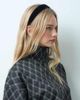DesignB London DesignB London velvet alice headband in black - 2
