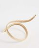 DesignB London DesignB London wrap around snake bracelet in gold - 3