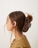 DesignB London DesignB London XL hair claw in chocolate brown - 4