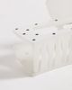 DesignB London DesignB London XL polka dot hair claw clip in black and white - 3