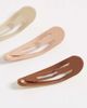 DesignB London DesignB pack of 10 mini snap clips in matt neutrals - 3
