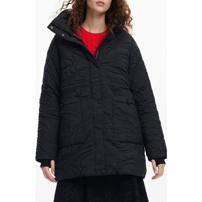 Desigual Desigual Aarhus Quilted Coat