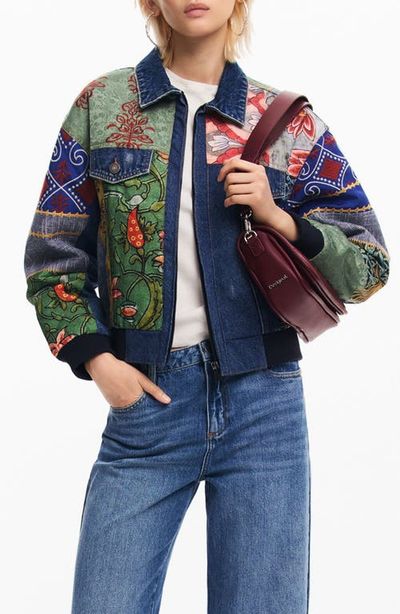 Desigual Desigual Amsterdam Embroidered Denim Jacket
