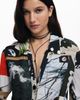 Desigual Desigual Belted Long Sleeve Crepe Maxi Shirtdress - 3