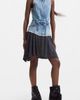 Desigual Desigual Belted Mixed Media Dress - 1