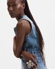 Desigual Desigual Belted Mixed Media Dress - 5