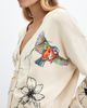 Desigual Desigual Bird Graphic Cotton Blend Cardigan - 3