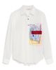 Desigual Desigual Embroidered Patch Cotton Button Down Shirt - 4